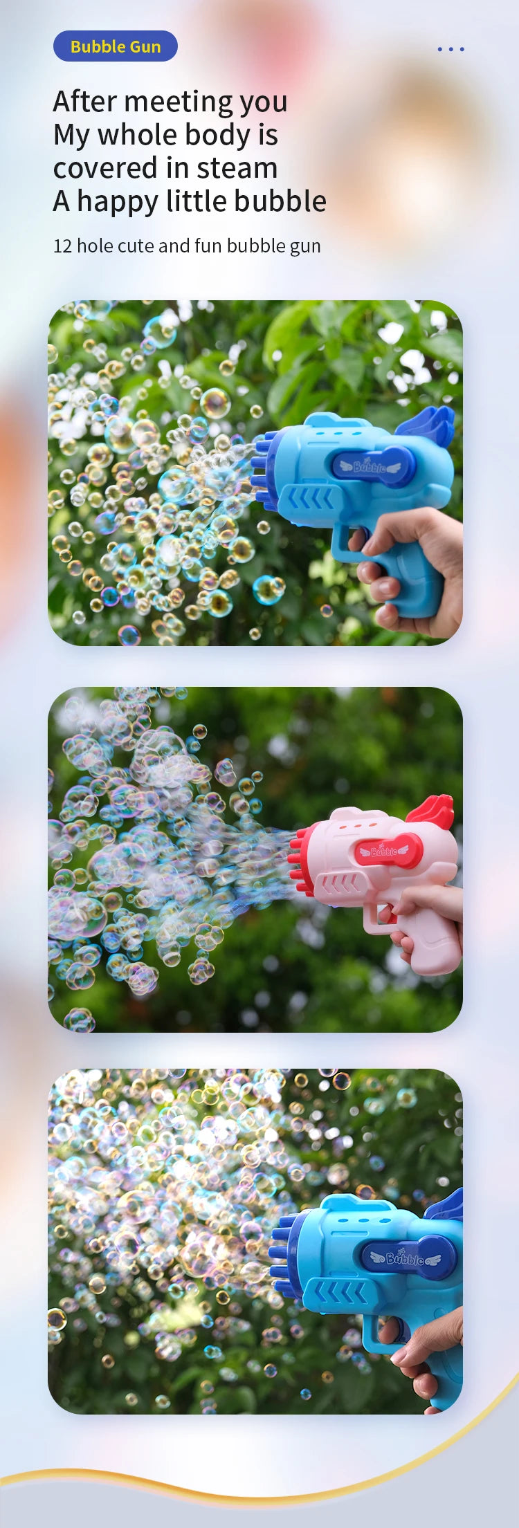 Bubble Gun Toys