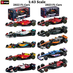 Bburago 1/43 2022 2023 F1 Red Bull RB18 Ferrari F1-75 Mercedes AMG W14 Racing Cars Toys  Alloy Vehicle Diecast Cars Model